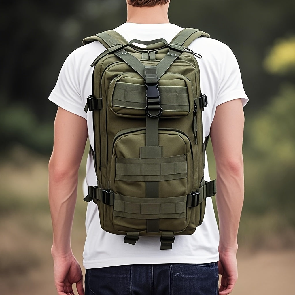 Large-Capacity Heavy-Duty Outdoor Backpack – MOLLE System, Multi-Compartments & Durable Design for Camping & Mountaineering