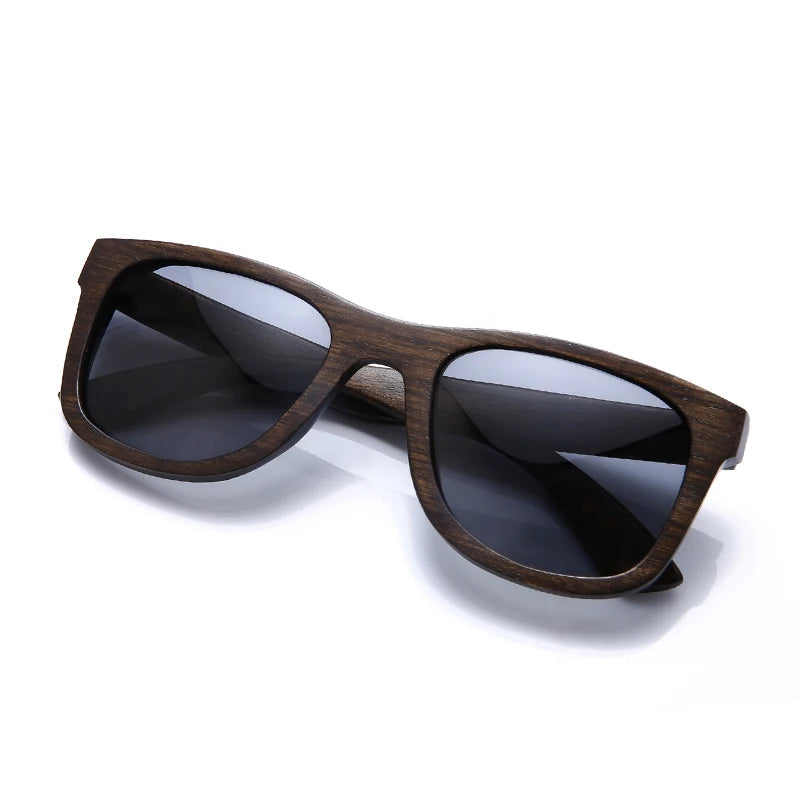 Sustainable Style: Wooden Frame Polarised Sunglasses for Men & Women