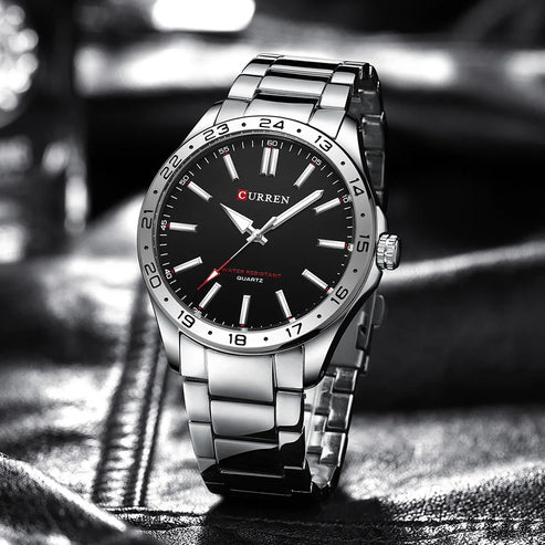 CURREN Men’s Quartz Watch – Simple Fashion Leisure Business Wristwatch