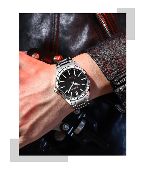 CURREN Men’s Quartz Watch – Simple Fashion Leisure Business Wristwatch