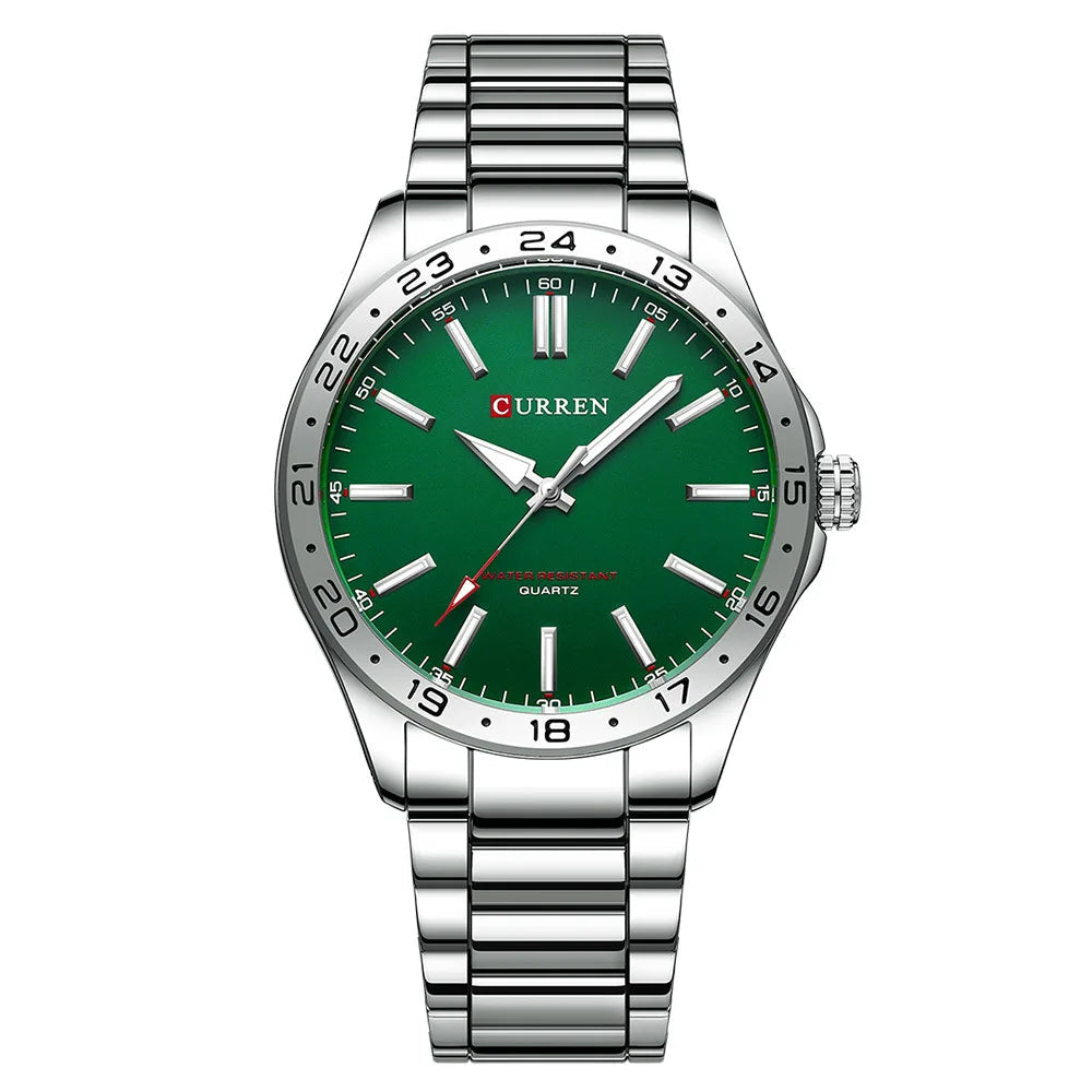 CURREN Men’s Quartz Watch – Simple Fashion Leisure Business Wristwatch