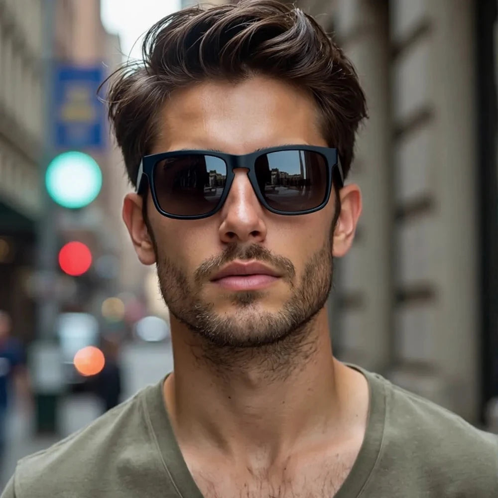 Classic Square Polarised Sunglasses – Vintage Shades