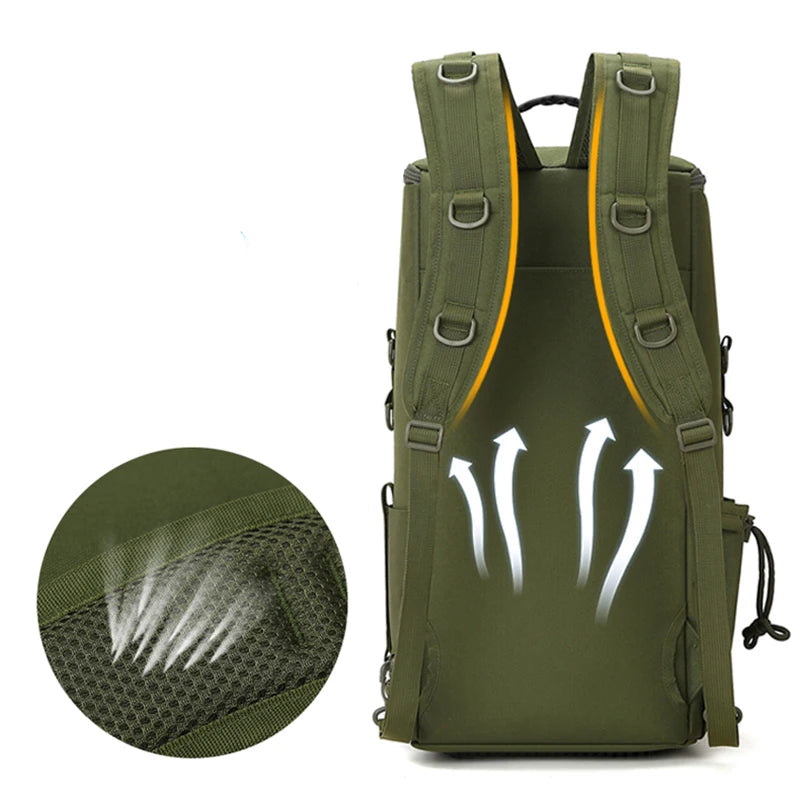Tactical Fishing & Camping Waterproof Backpack