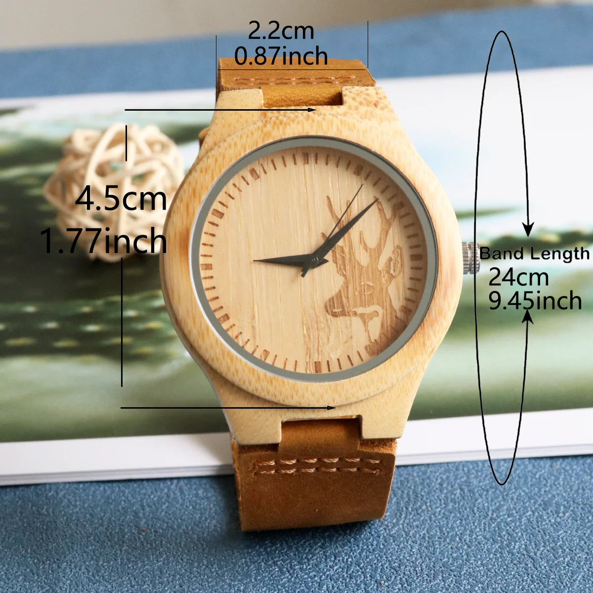 Classic Wooden Wristwatch – Timeless Elegance for the Modern Gentleman
