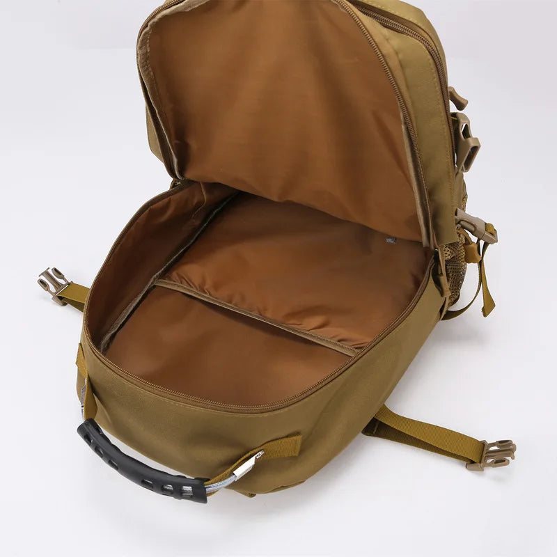 Men’s Waterproof Tactical Expandable Backpack for School & Travel