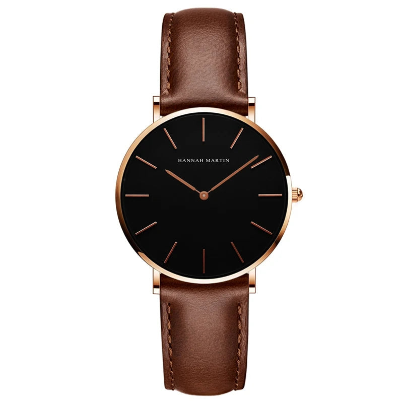 HANNAH MARTIN Men’s Luxury Watch – Ultra-Thin, Waterproof and Stylish