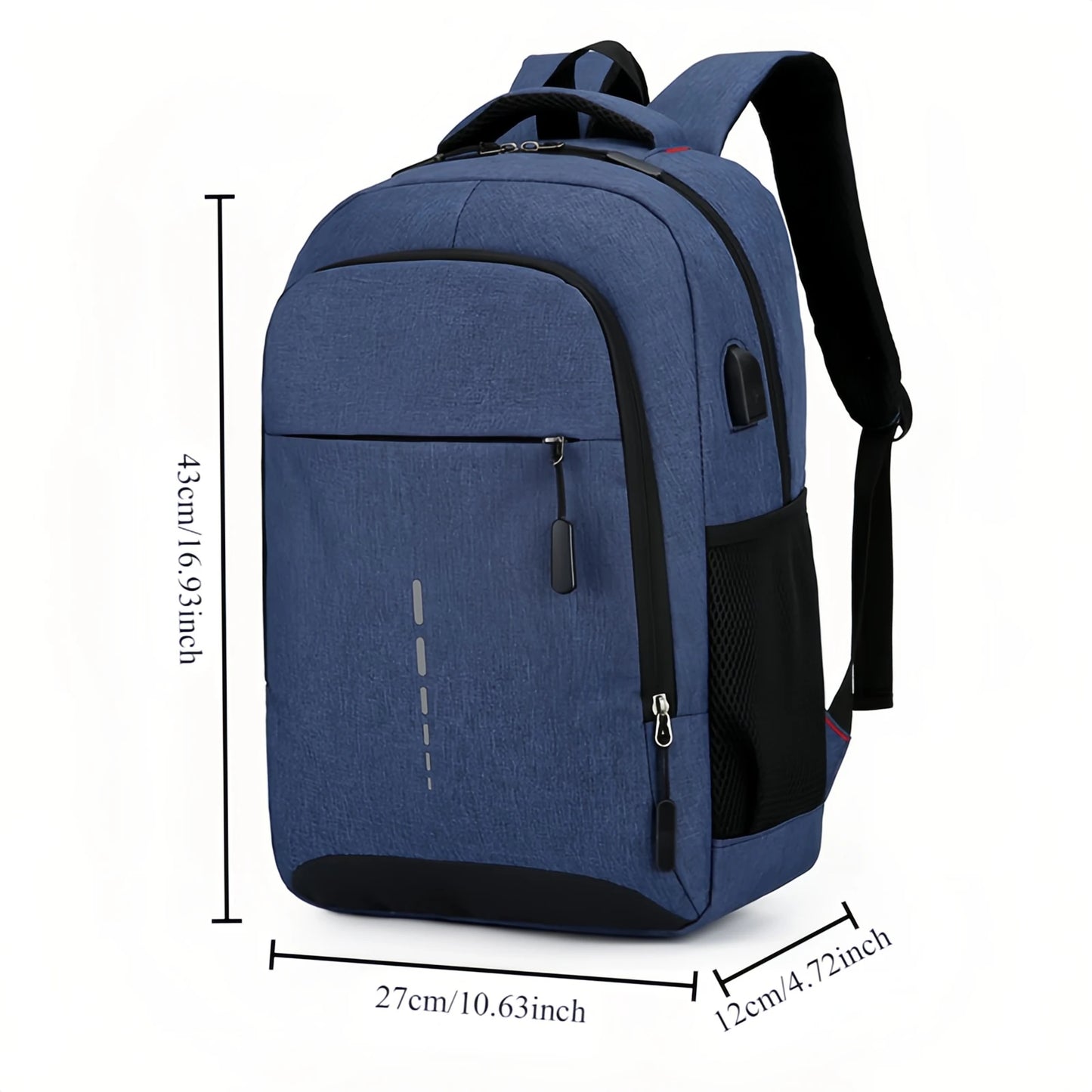 Premium Business Backpack – Spacious Laptop Bag with Reflective Security Strip