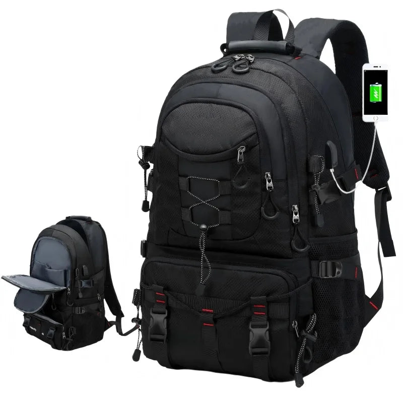 Large-Capacity Waterproof Travel & Hiking Backpack