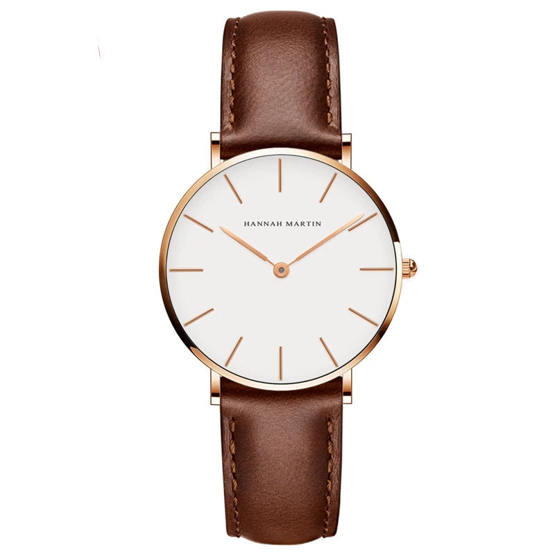 HANNAH MARTIN Men’s Luxury Watch – Ultra-Thin, Waterproof and Stylish