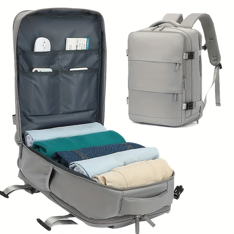 Lightweight 40L Airline Approved Travel Backpack – 17-inch Laptop Compartment, Shoe Storage & Sleek Business Design