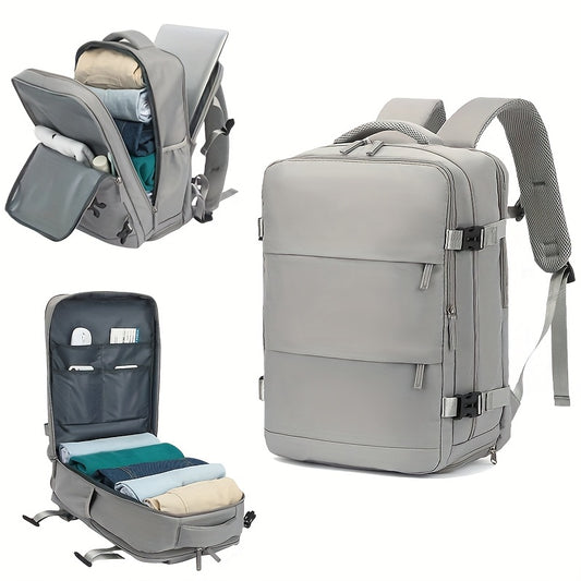 Lightweight 40L Airline Approved Travel Backpack – 17-inch Laptop Compartment, Shoe Storage & Sleek Business Design
