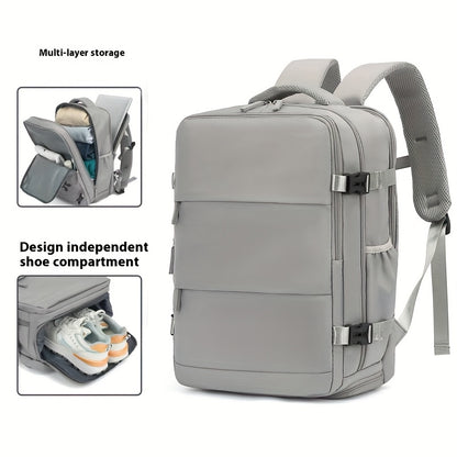 Lightweight 40L Airline Approved Travel Backpack – 17-inch Laptop Compartment, Shoe Storage & Sleek Business Design