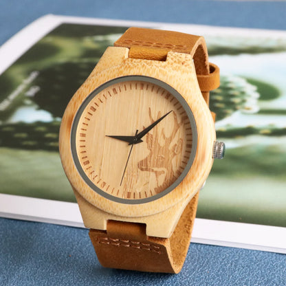Classic Wooden Wristwatch – Timeless Elegance for the Modern Gentleman