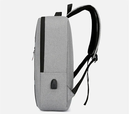 Men’s Waterproof Business Backpack – 15.6-Inch Laptop Bag with USB Port & Large Capacity for Work & School