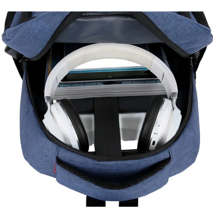 Premium Business Backpack – Spacious Laptop Bag with Reflective Security Strip