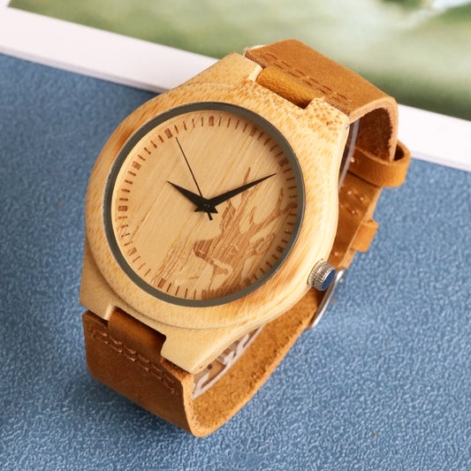 Classic Wooden Wristwatch – Timeless Elegance for the Modern Gentleman