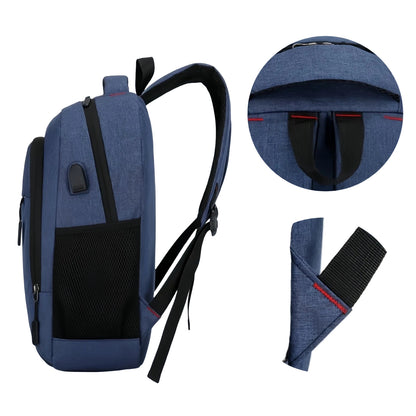 Premium Business Backpack – Spacious Laptop Bag with Reflective Security Strip