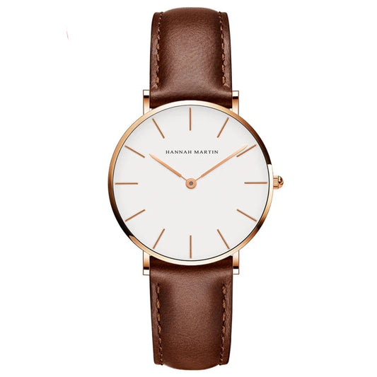 HANNAH MARTIN Men’s Luxury Watch – Ultra-Thin, Waterproof and Stylish