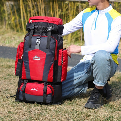 Travel Backpack, Lightweight Outdoor Hiking And Camping Backpack, Multi-Functional Large-Capacity Mountaineering Backpack