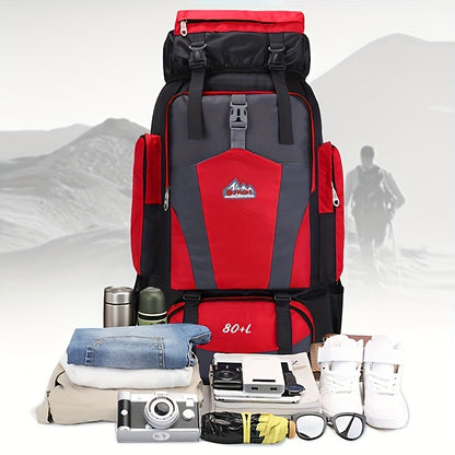 Travel Backpack, Lightweight Outdoor Hiking And Camping Backpack, Multi-Functional Large-Capacity Mountaineering Backpack