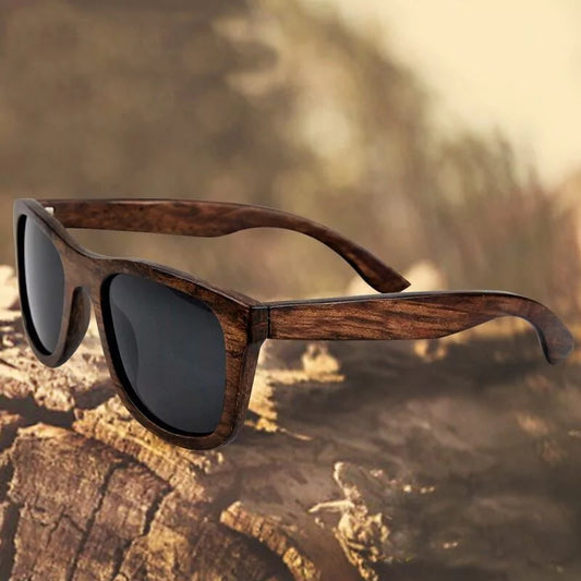 Sustainable Style: Wooden Frame Polarised Sunglasses for Men & Women
